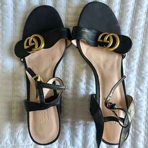 Gucci mid heel sandal